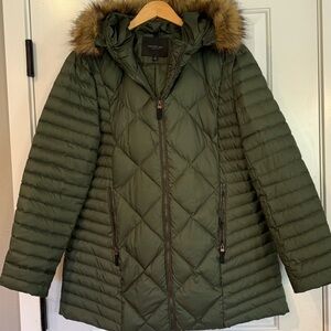 Marc New York Andrew Marc Women’s Down Puffer Jacket Olive Green Like New